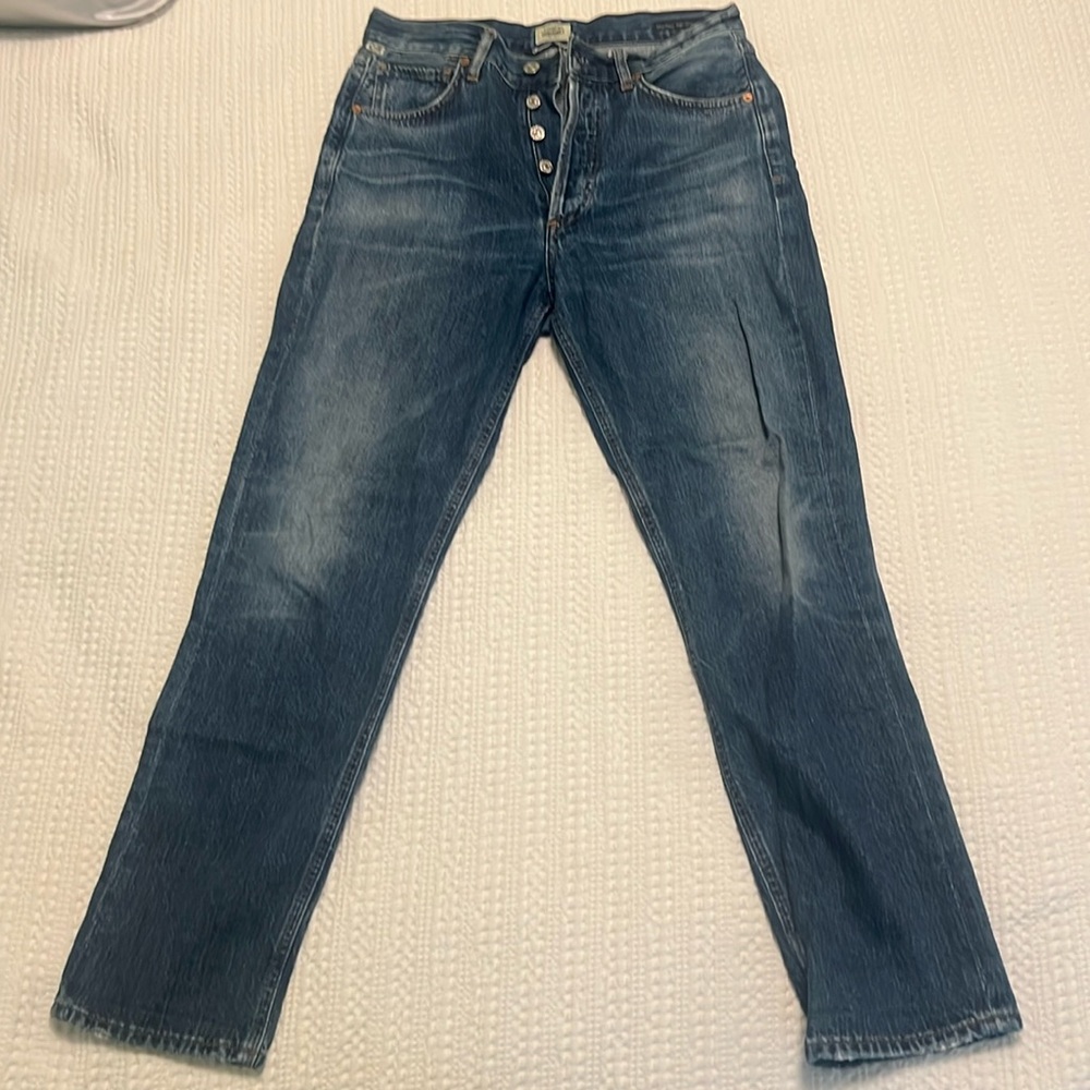 EUC Citizen of Humanity Charlotte high rise straight. barely worn. Rise 11.5